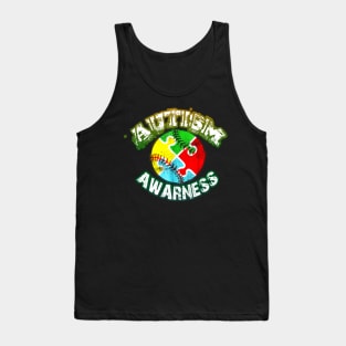 Autism Awareness T-ShirtAutism Awareness Puzzle Tank Top